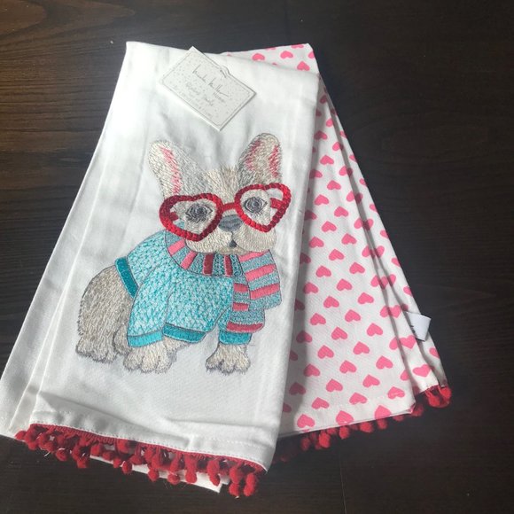 Nicole Miller Valentine's Doggy Kitchen Towel - Picture 4 of 4